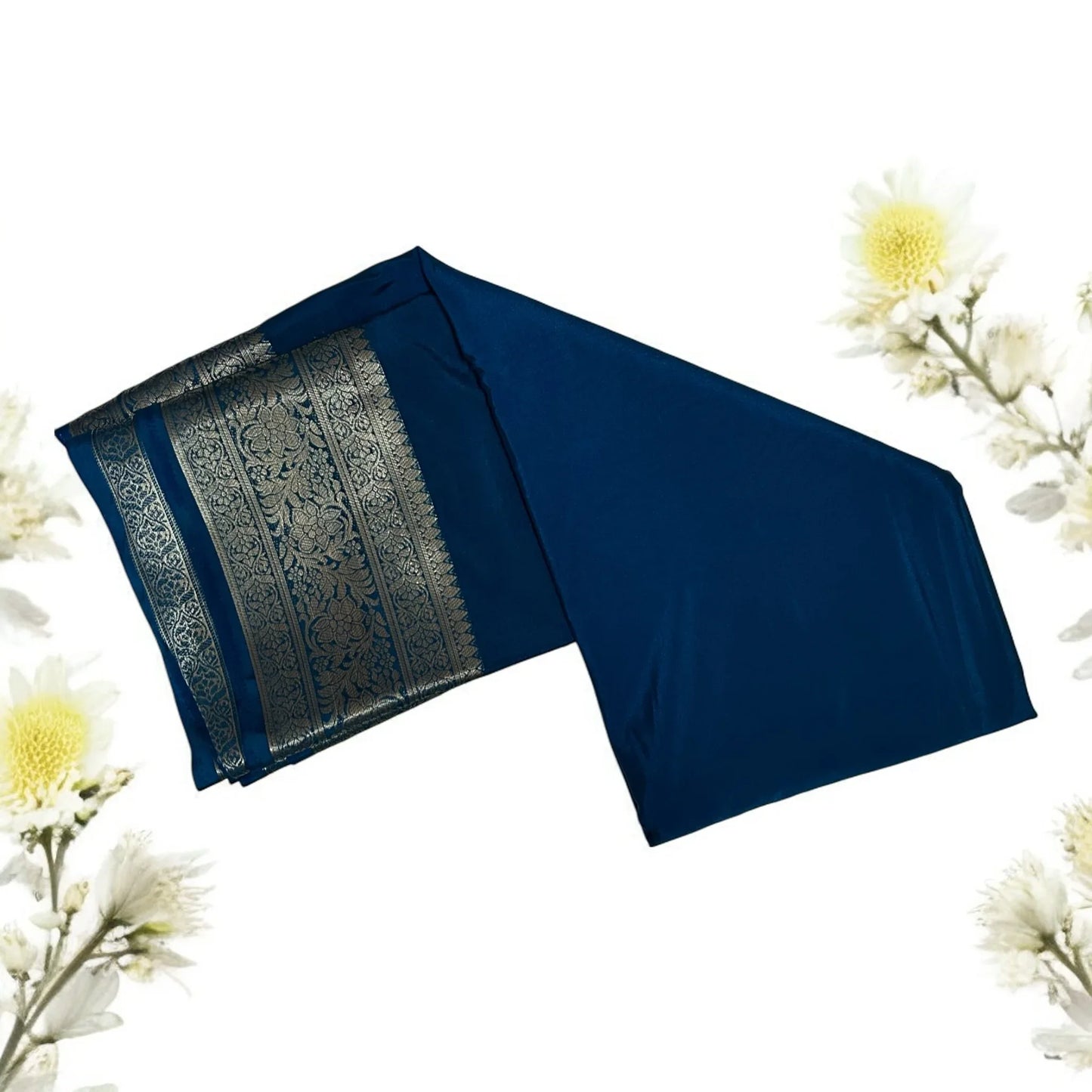 Semi Mysore Silk Saree - praasam