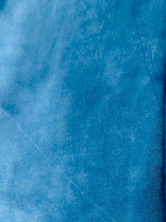 Blue Plain Modal Silk Saree