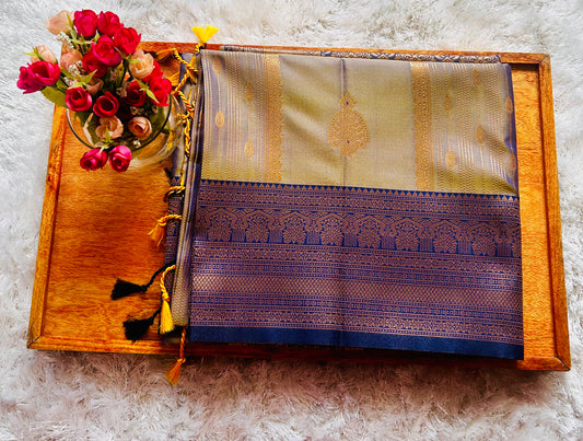 Madanapalli dual tone Silk Sare