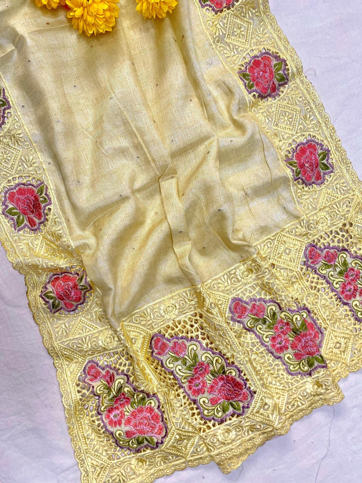 Tussar Silk Saree - praasam