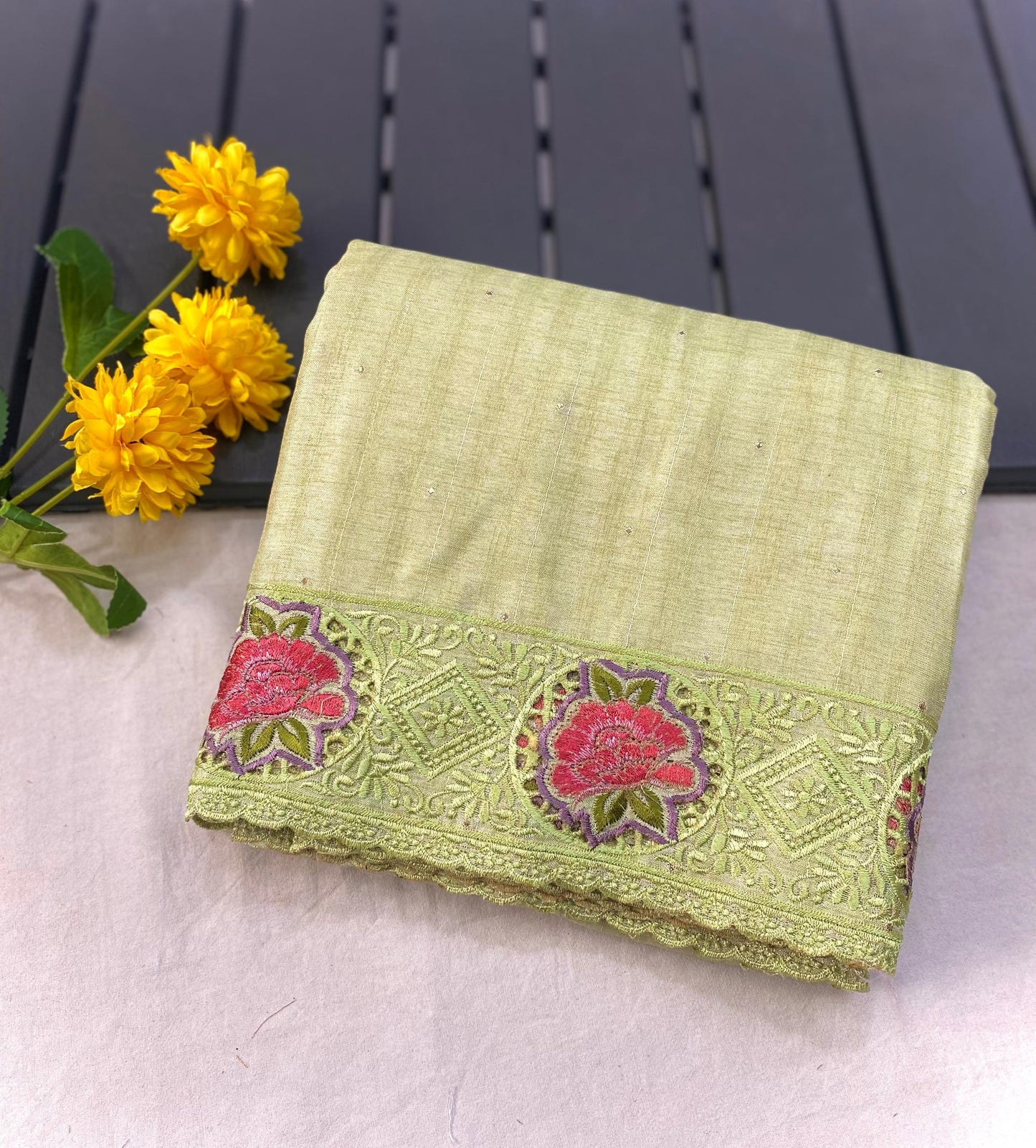 Tussar Silk Saree - praasam