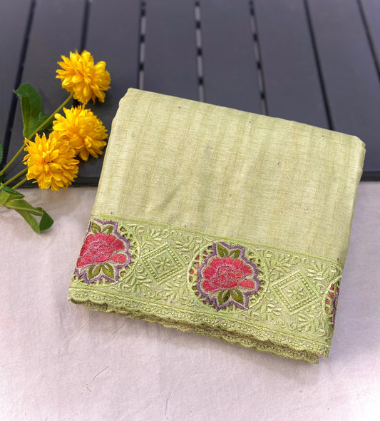 Tussar Silk Saree - praasam