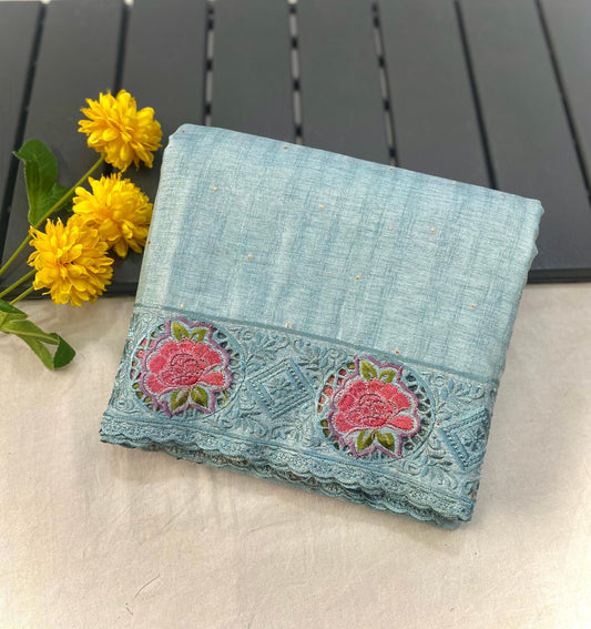 Tussar Silk Saree - praasam