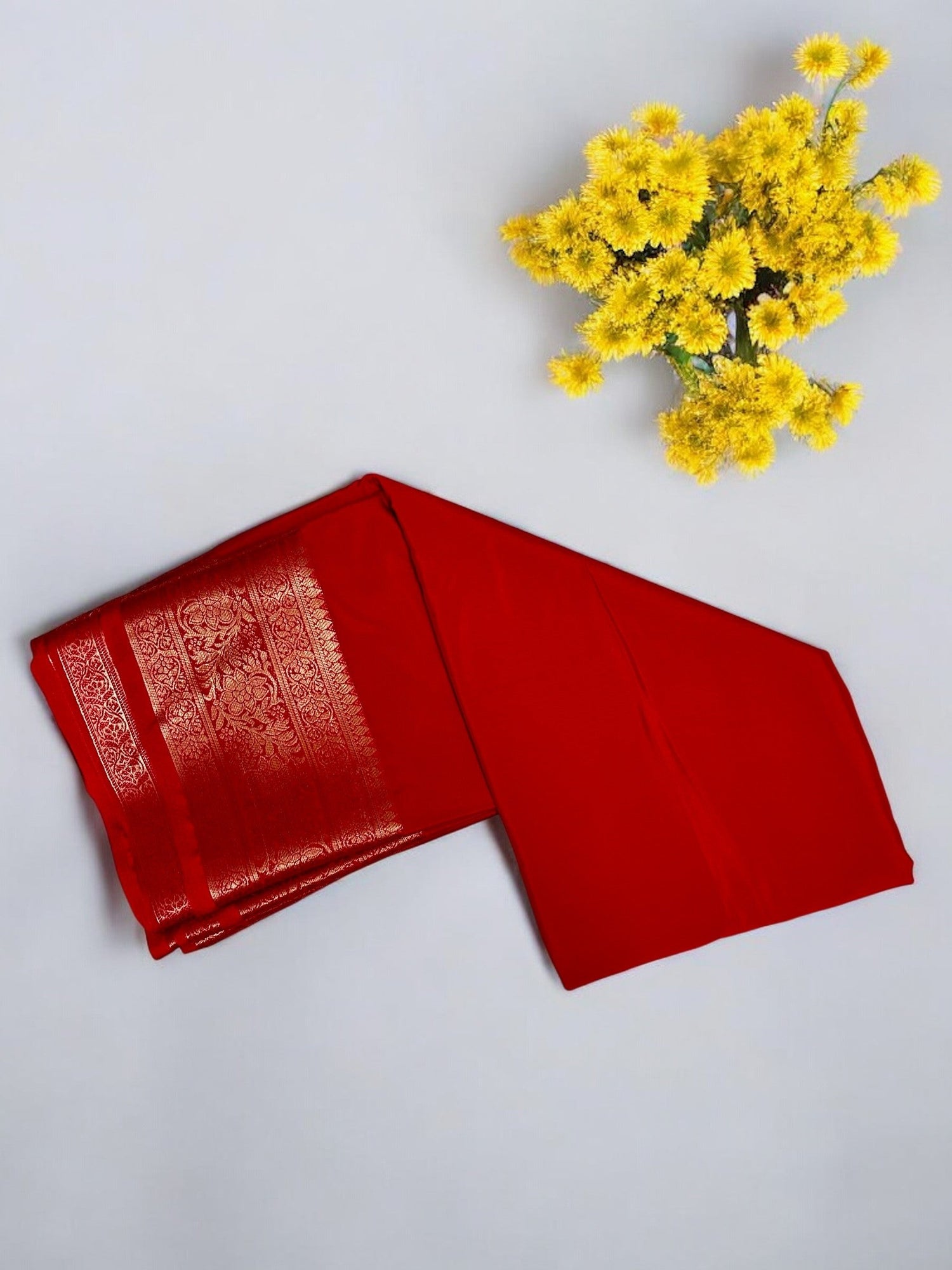 Semi Mysore Silk Saree