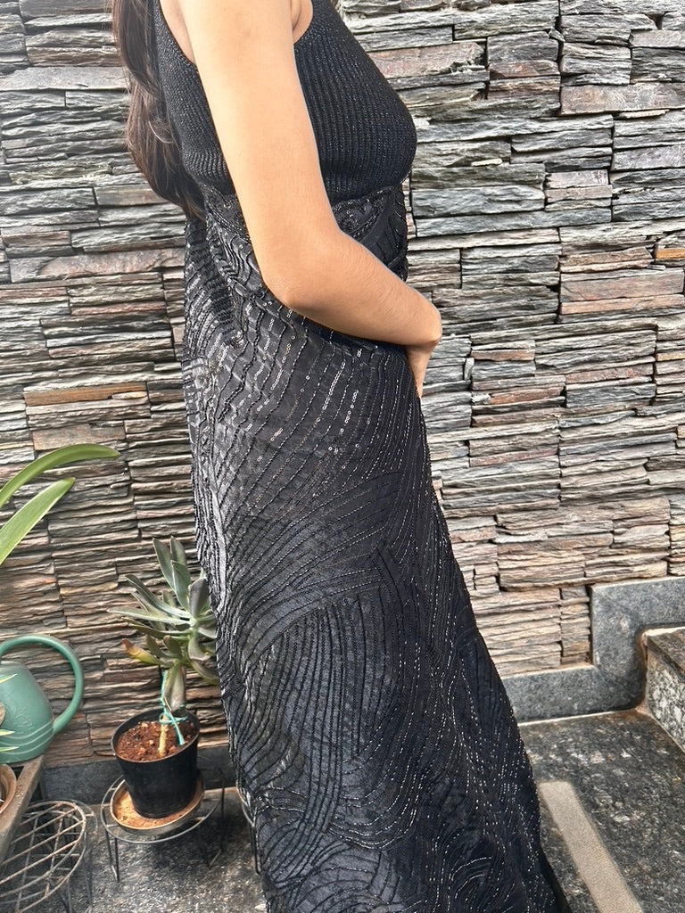 Black Cocktail Party Sare