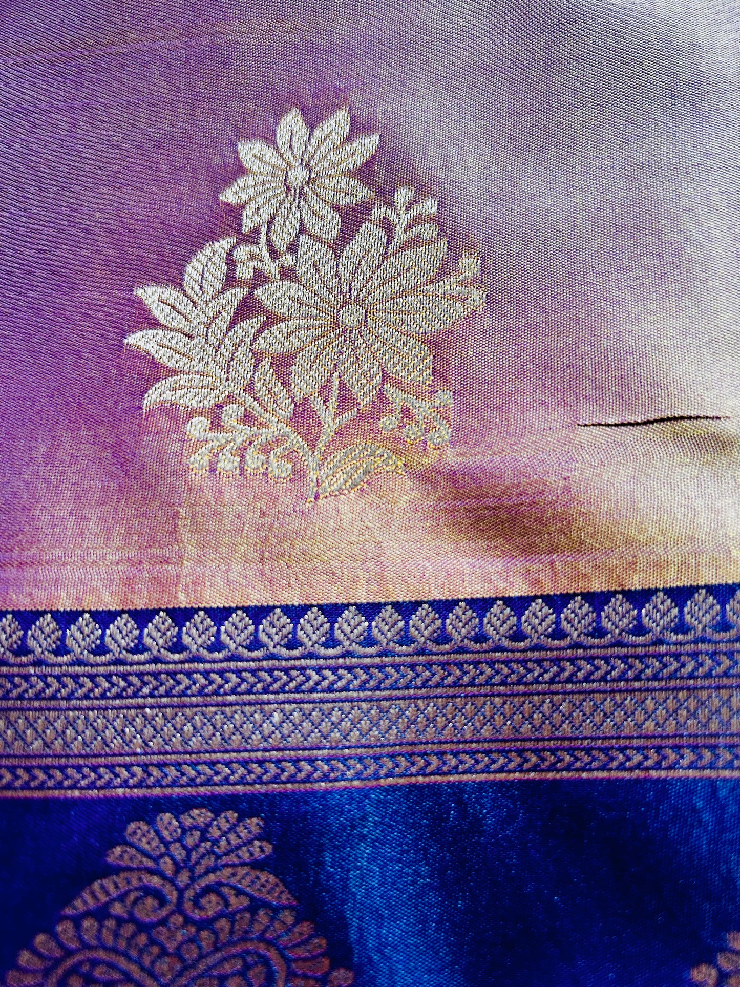 Madanapalli dual tone Silk Sare