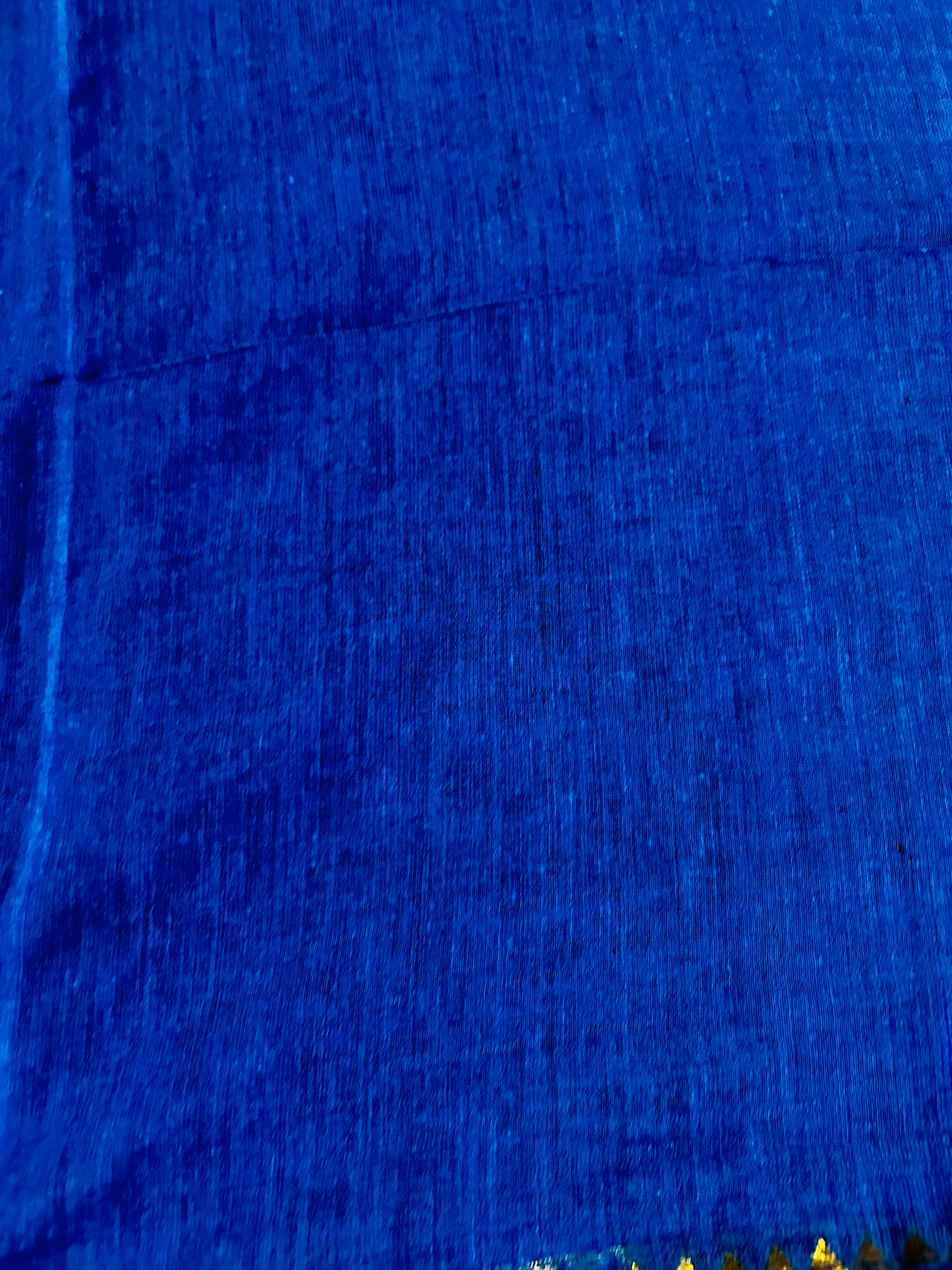 Blue Mul Cotton Mangalgiri Design Sare