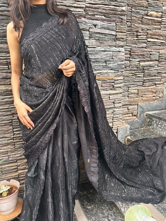 Black Cocktail Party Sare