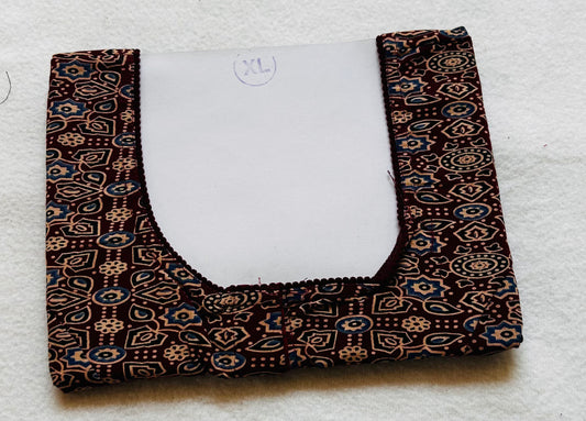 Maroon Kalamkari print Stretchable blouse