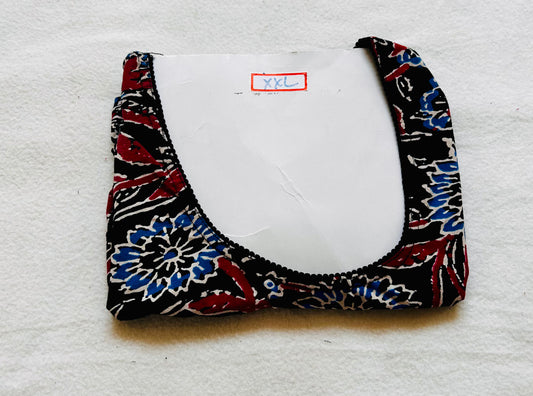 Black Kalamkari print Stretchable blouse