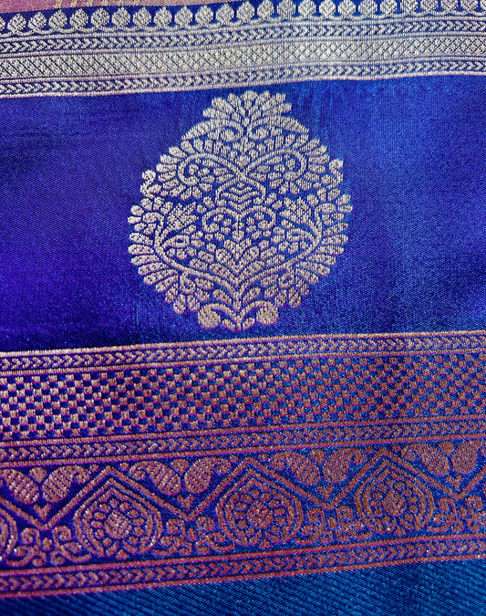 Madanapalli dual tone Silk Sare