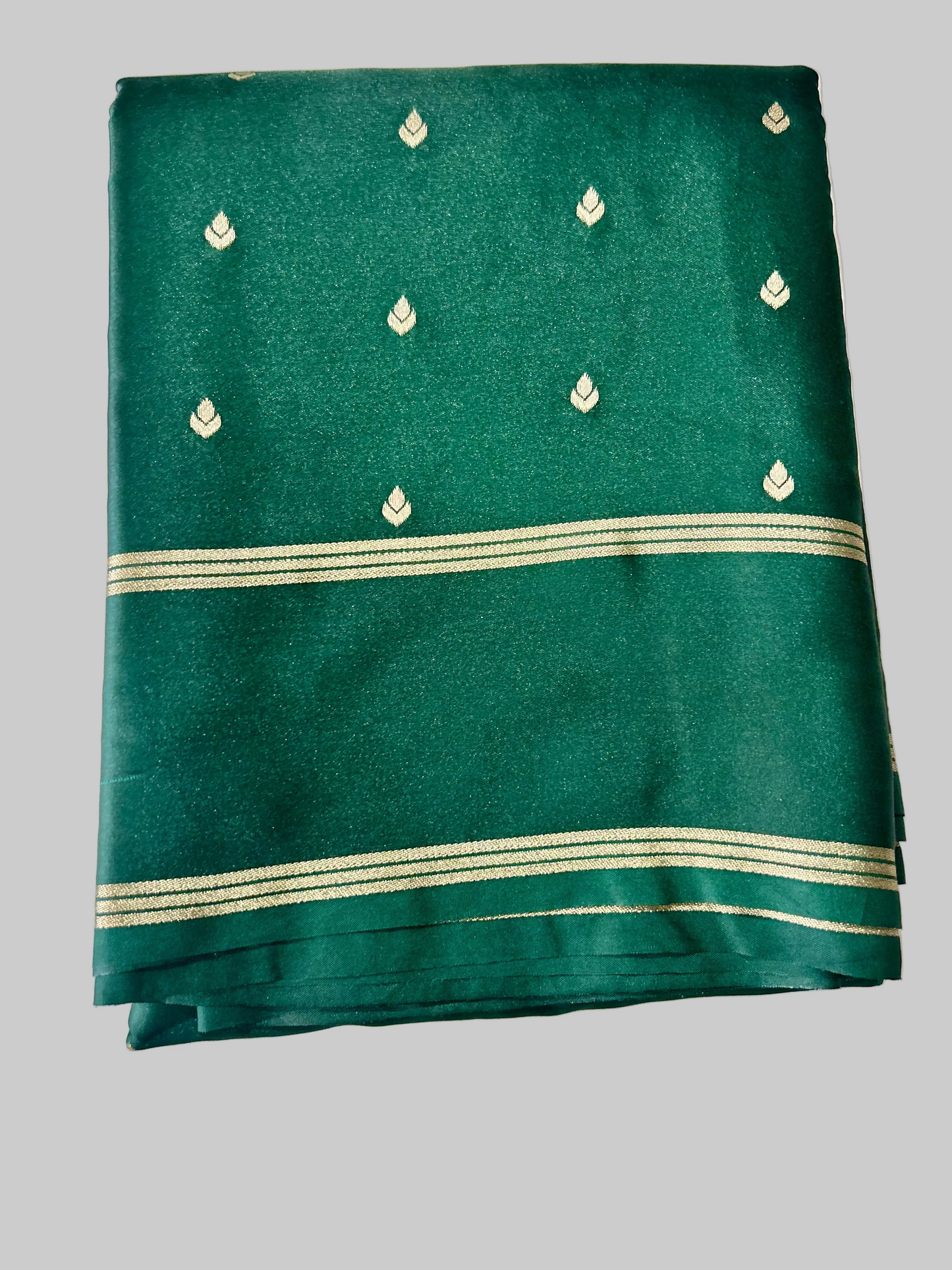 Magenta pink Gajji Silk Semi Silk Saree