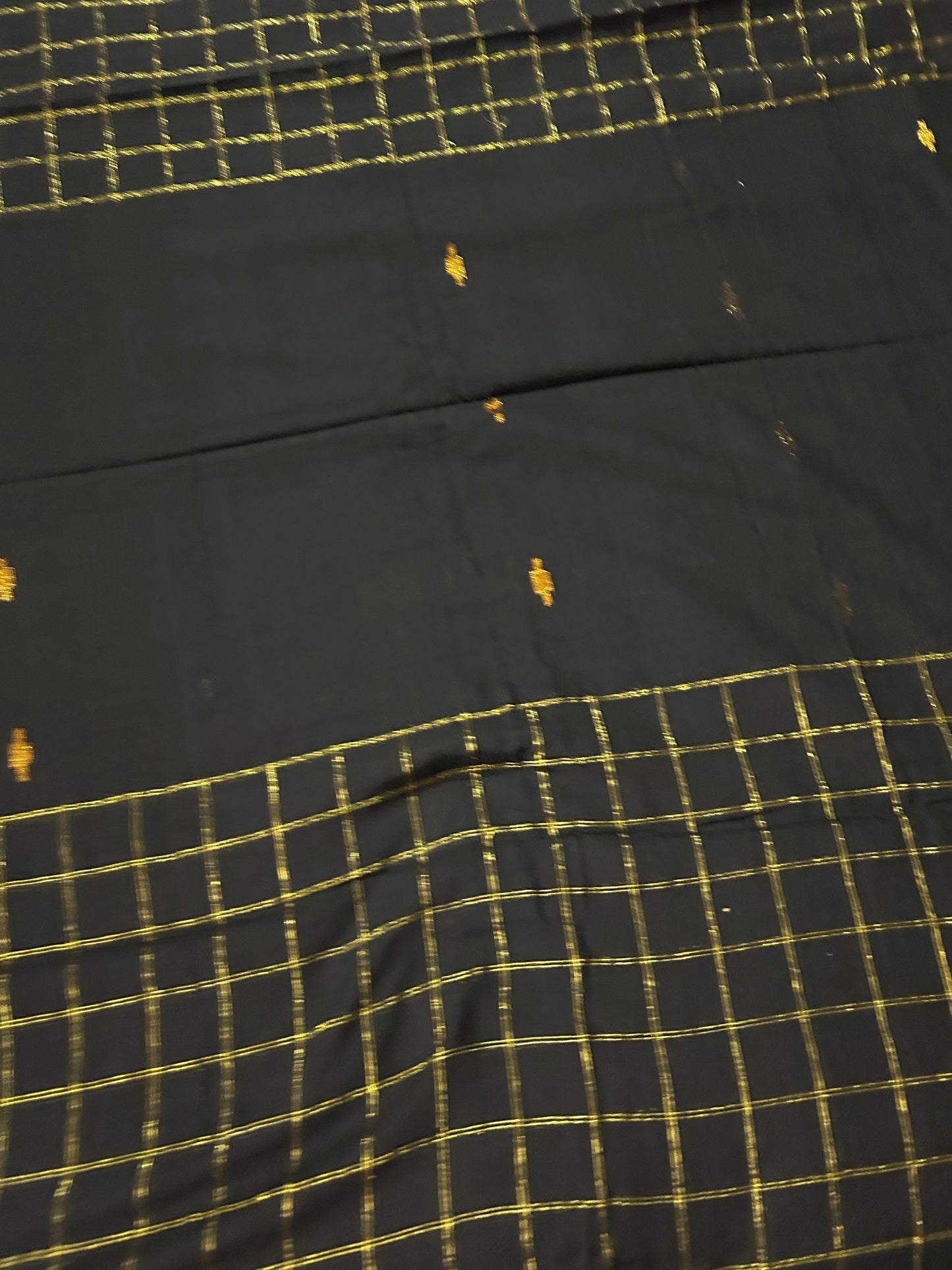 Black Mul Cotton Sare