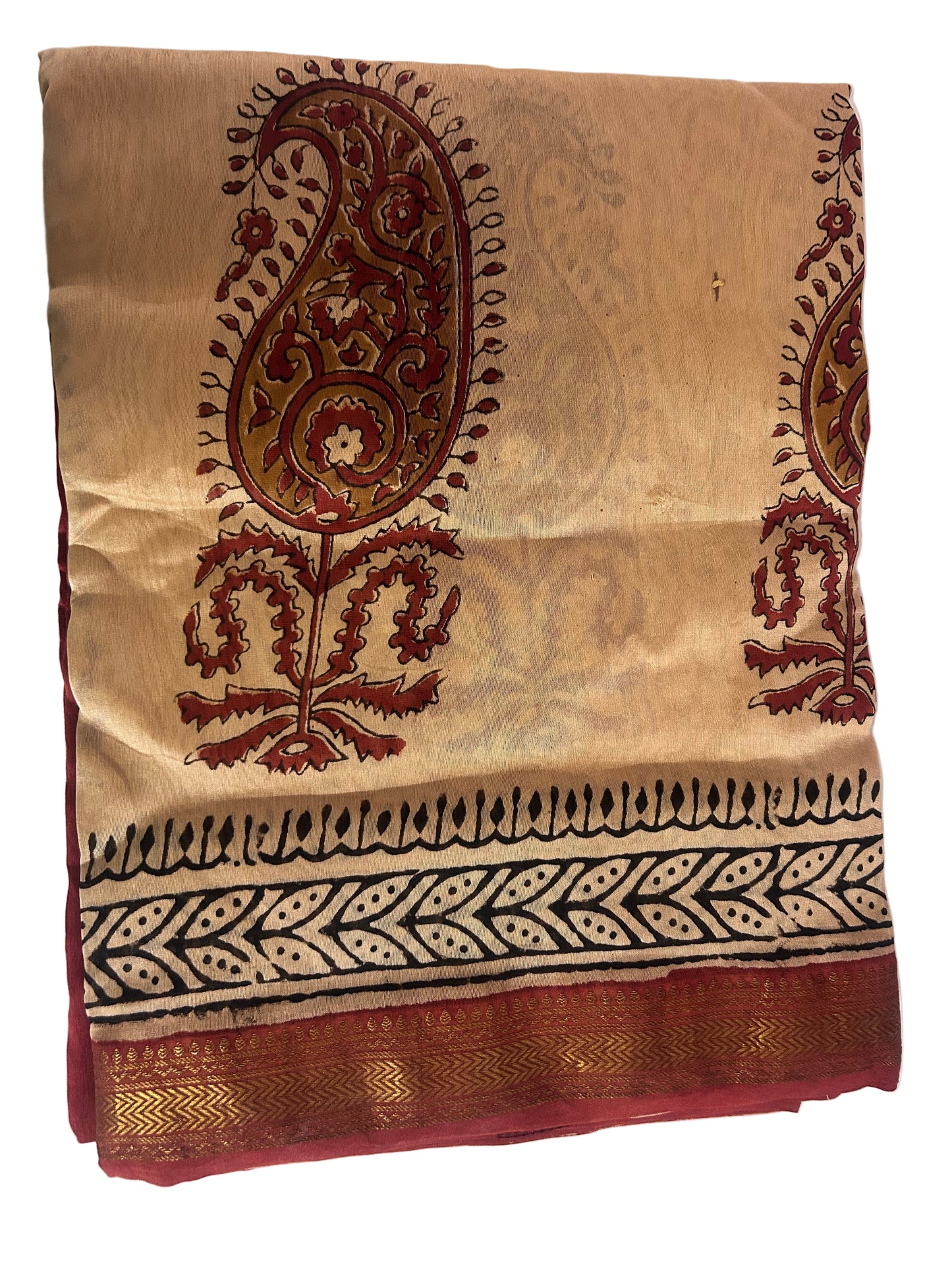 Red Handloom Saree