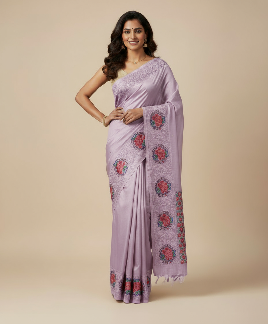 Soft Tussar Silk Saree