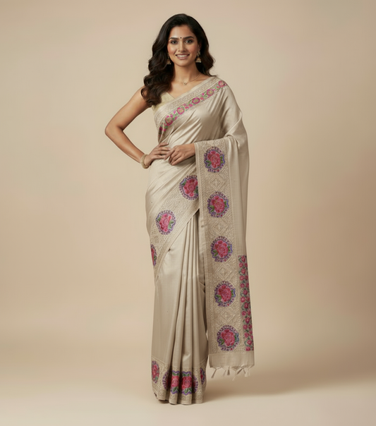 Tussar Silk Saree