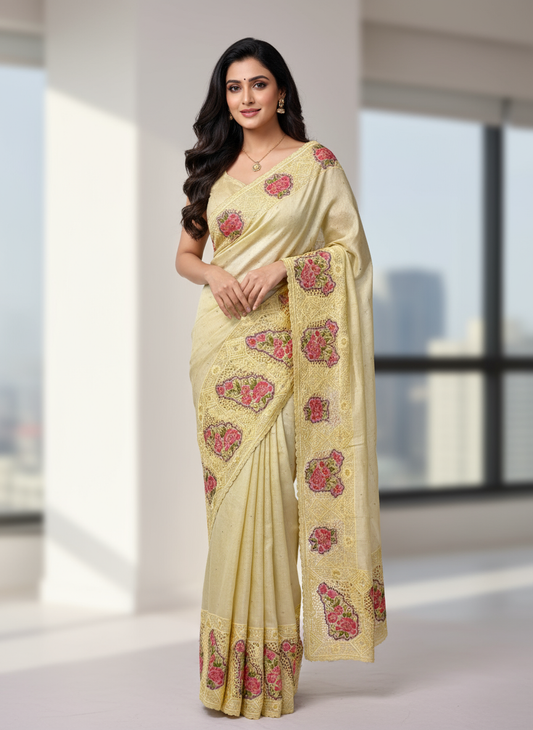 Tussar Silk Saree