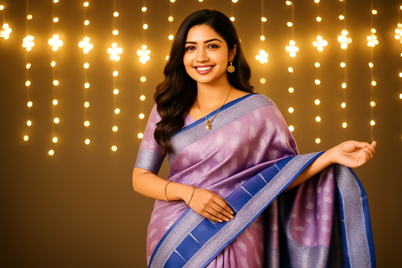 Enhanced Pastel Saree Image 1