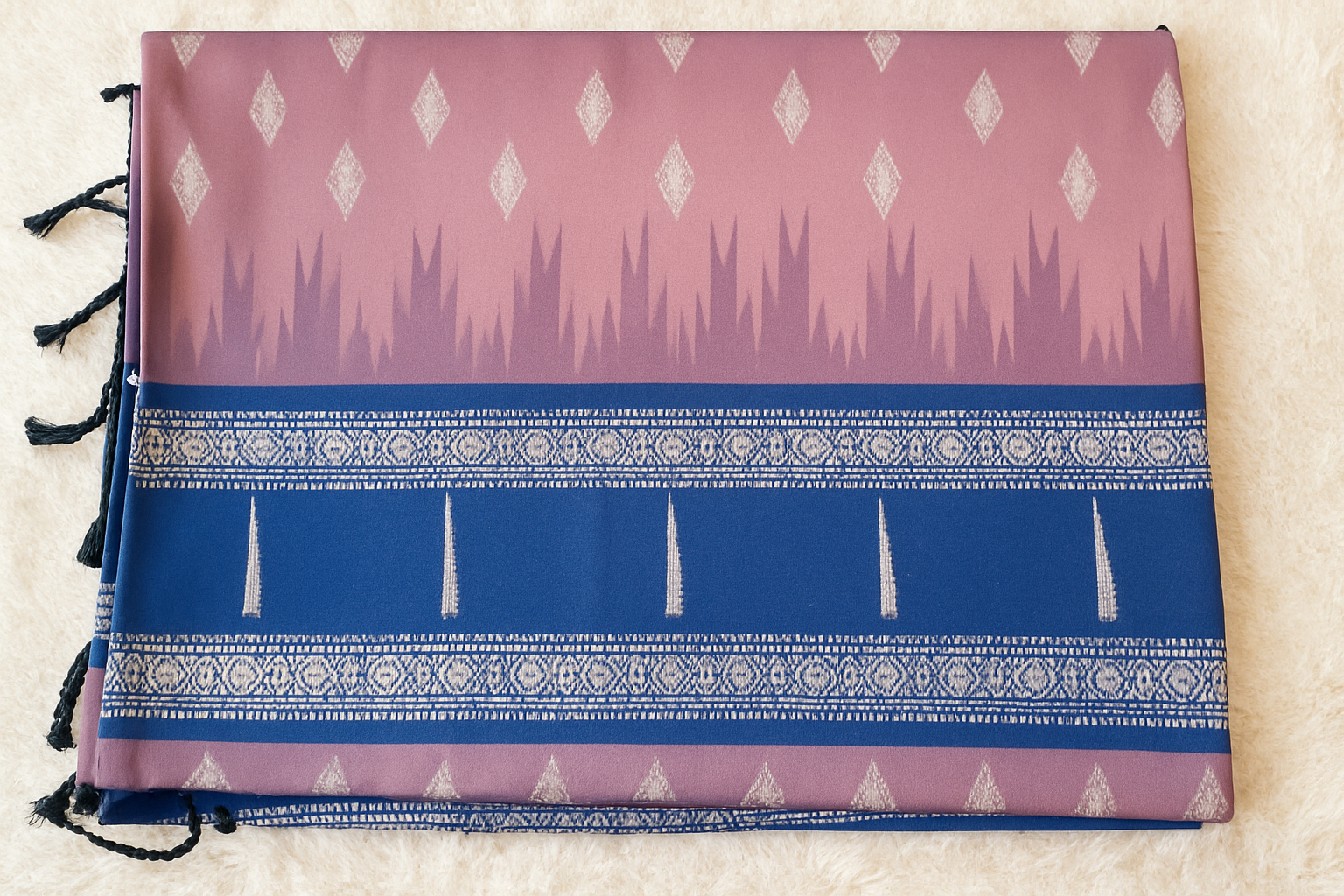 Enhanced Pastel Saree Image 3