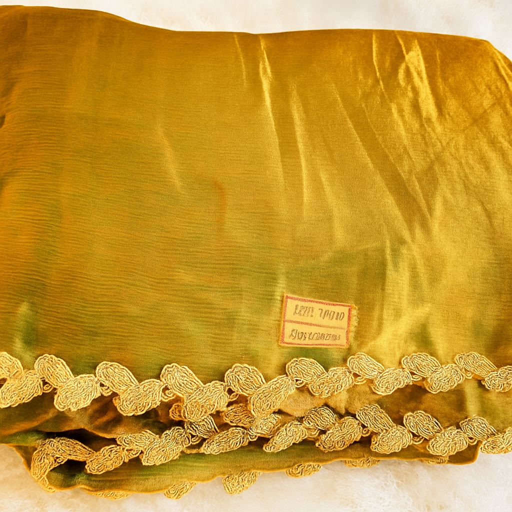 Enhanced Bronze Shimmer Saree Image